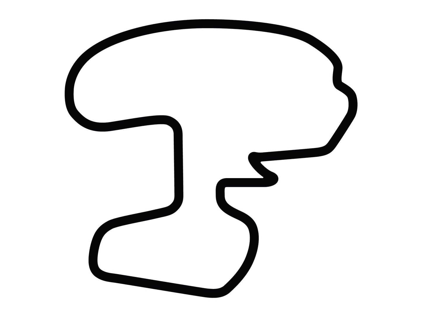 Texas World Speedway 2.8 Mile Decal
