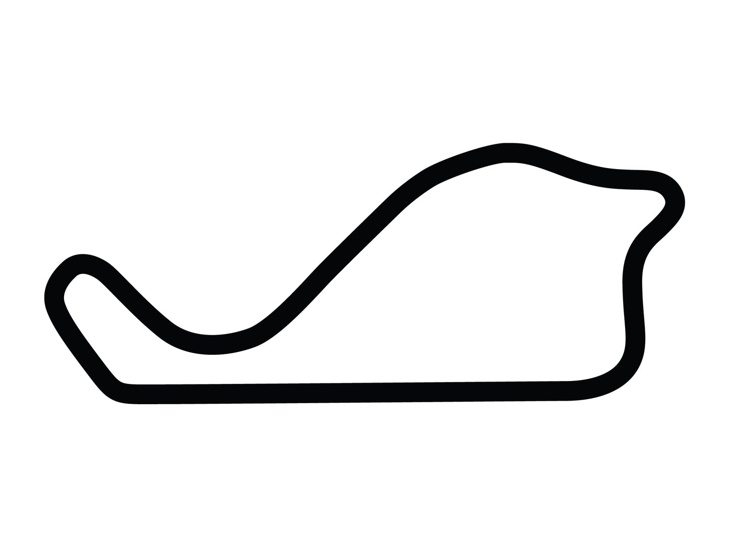 Morgan Park Raceway B Course Decal