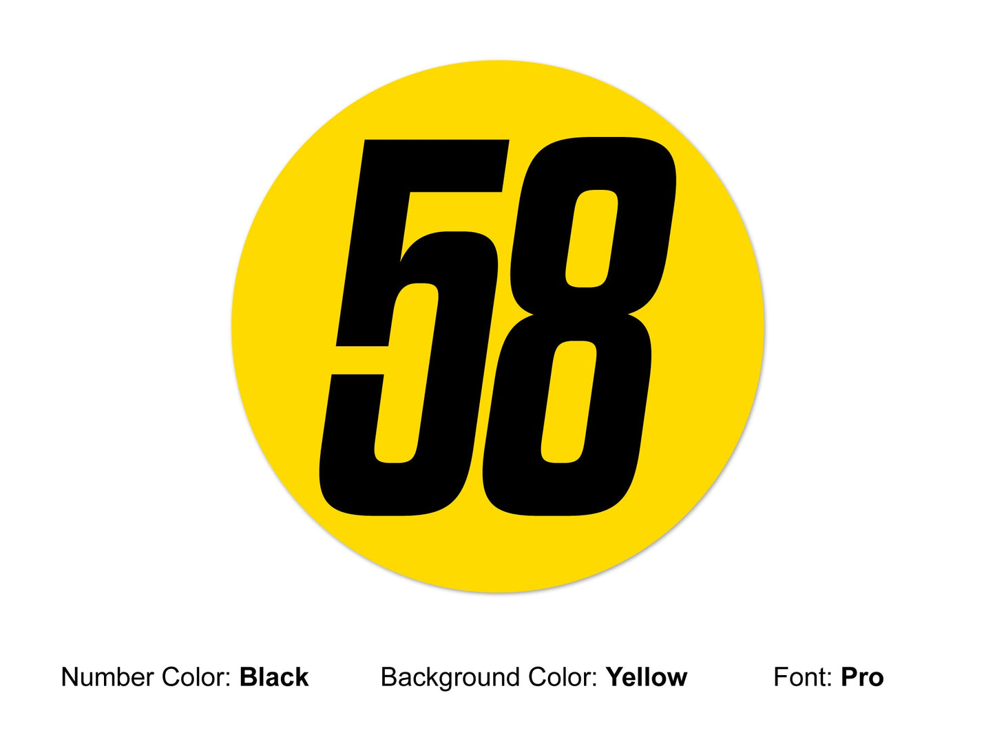 Number Roundel - Standard
