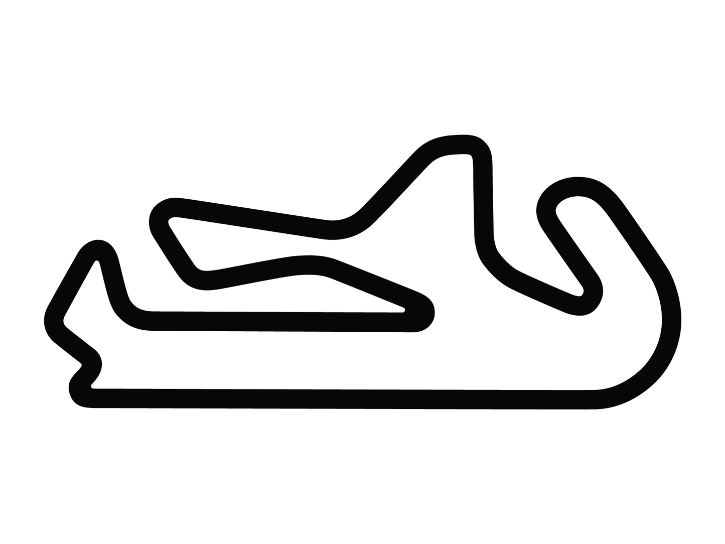 Algarve International Circuit with Chicane Decal