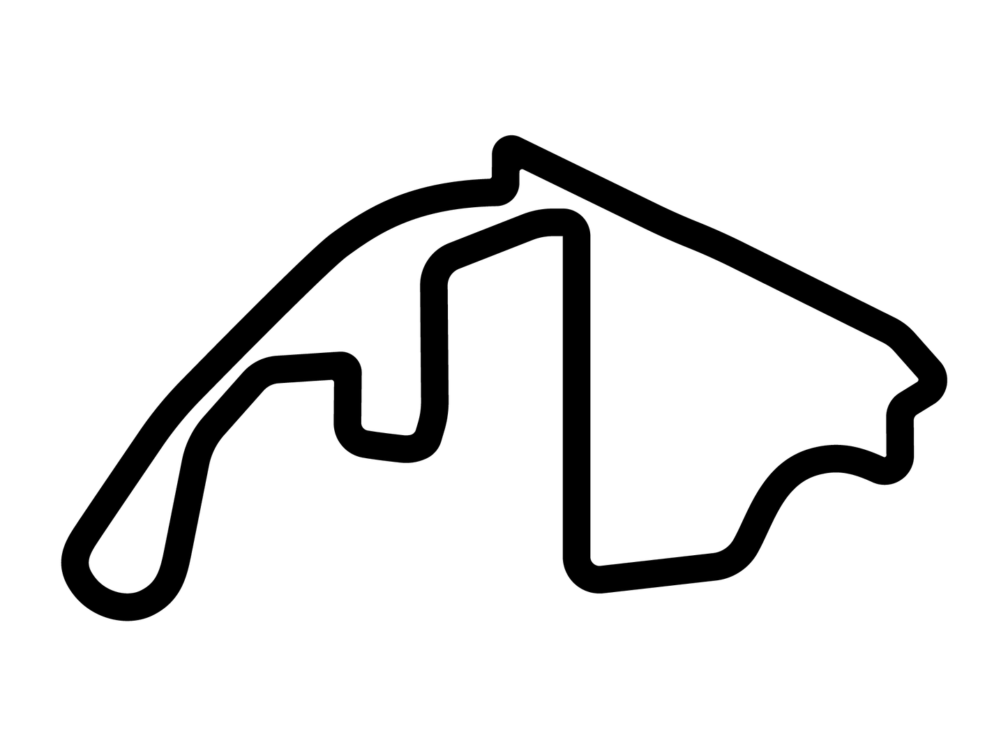 Yas Marina Corkscrew Circuit Decal