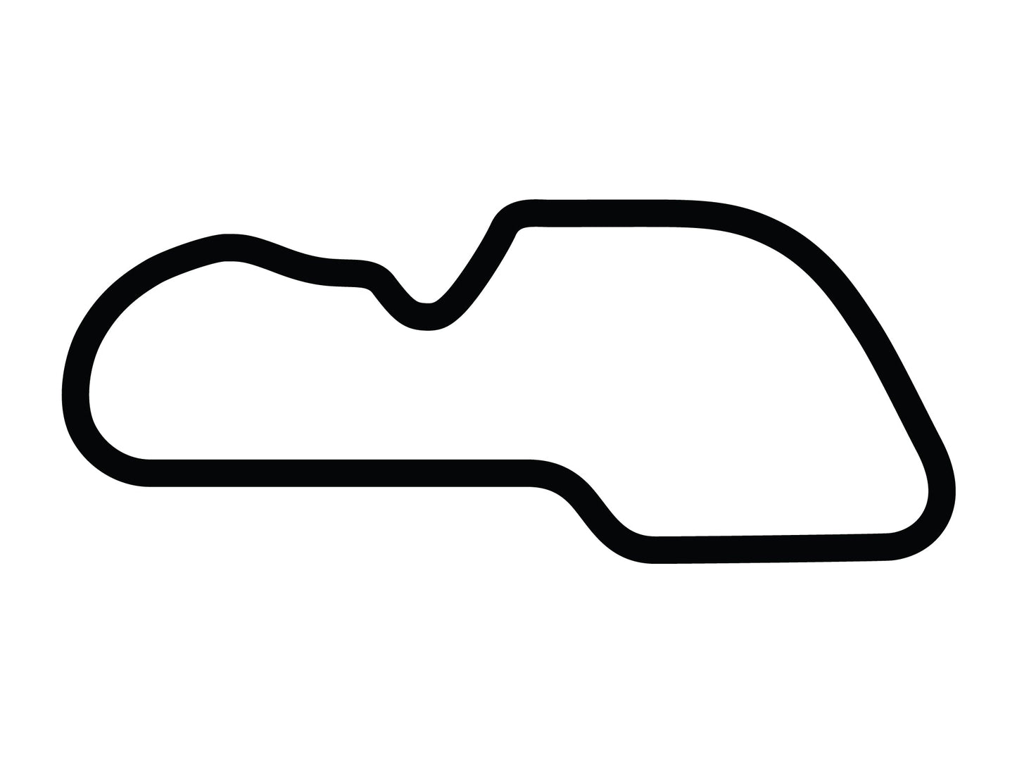 Morgan Park Raceway F Course Decal