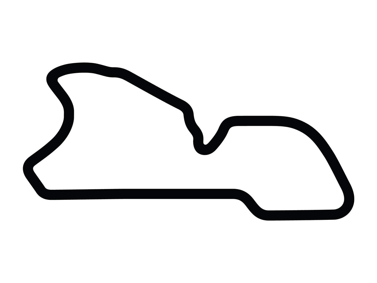 Morgan Park Raceway I Course Decal