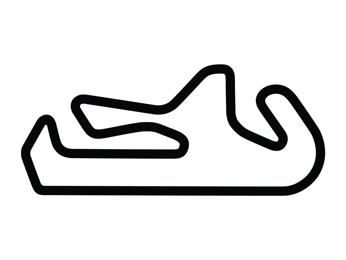 Algarve International Moto GP Circuit Decal