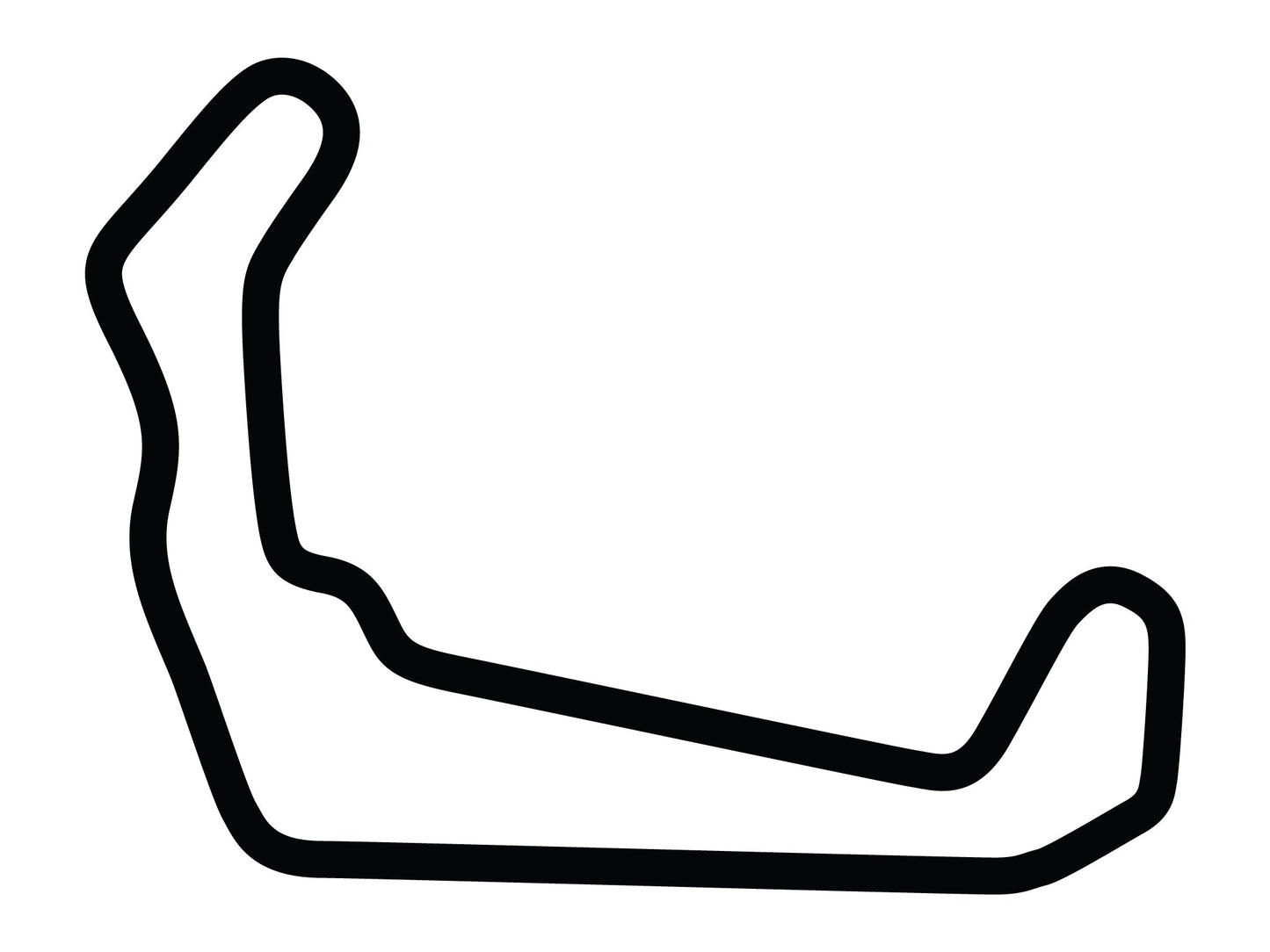 High Plains Raceway North Course Decal
