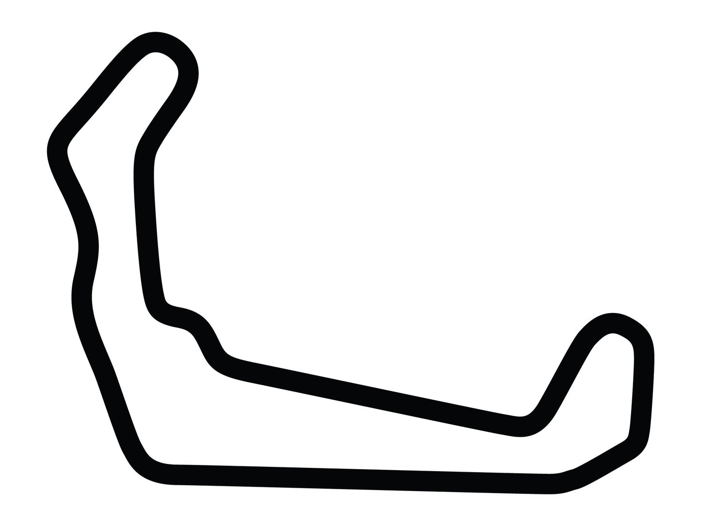 High Plains Raceway North Course Decal