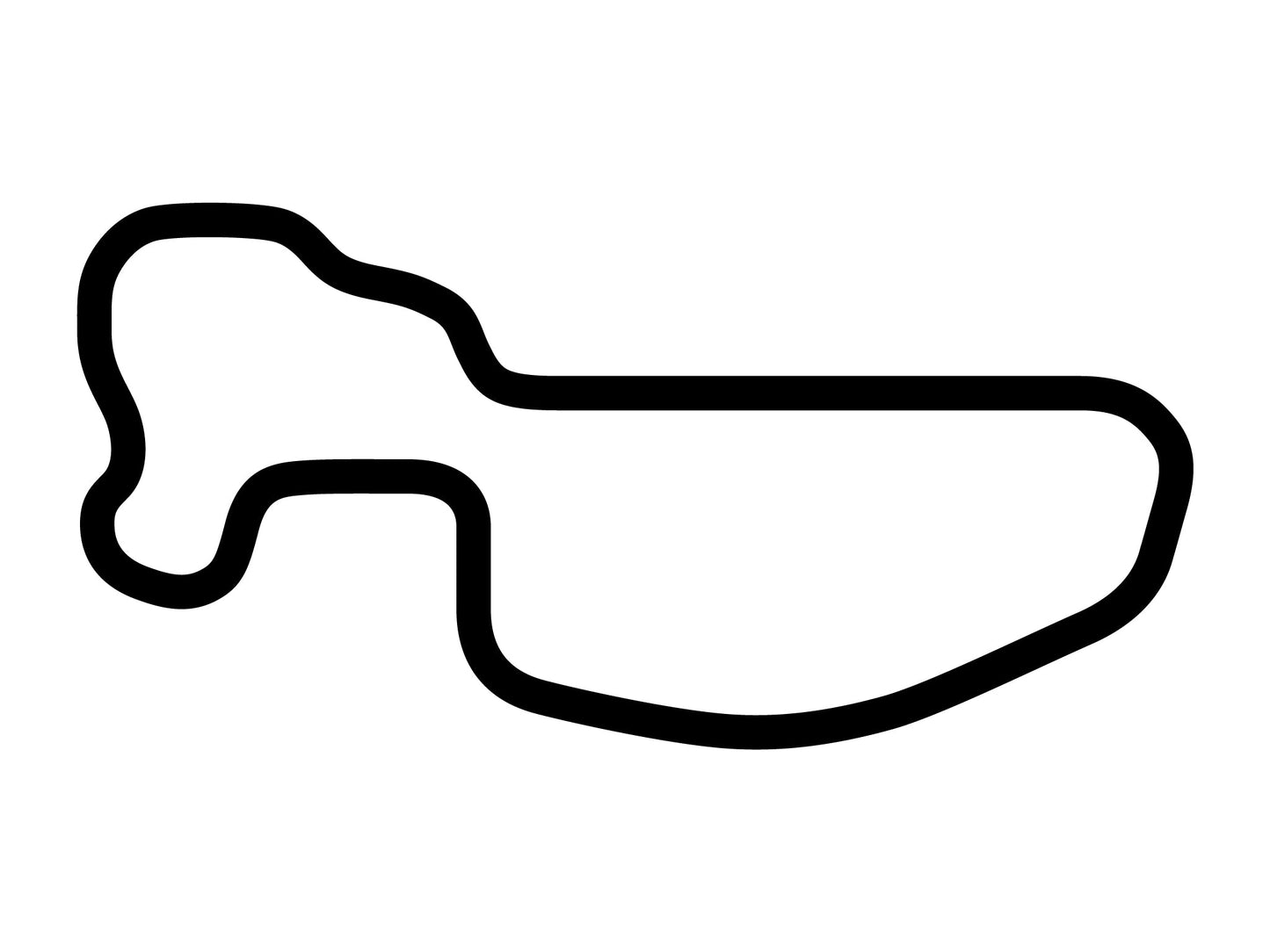 Porsche Experience Center (Atlanta) Outer Course Decal