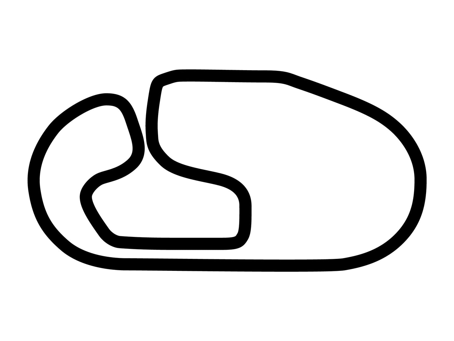 Charlotte Motor Speedway Alternate Road Course Decal