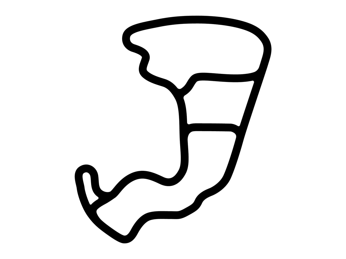 Michigan International Speedway Full Road Course Decal