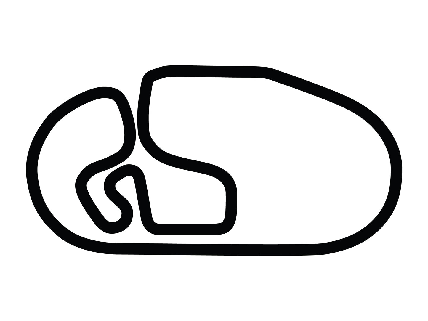 Charlotte Motor Speedway Alternate Road Course Decal