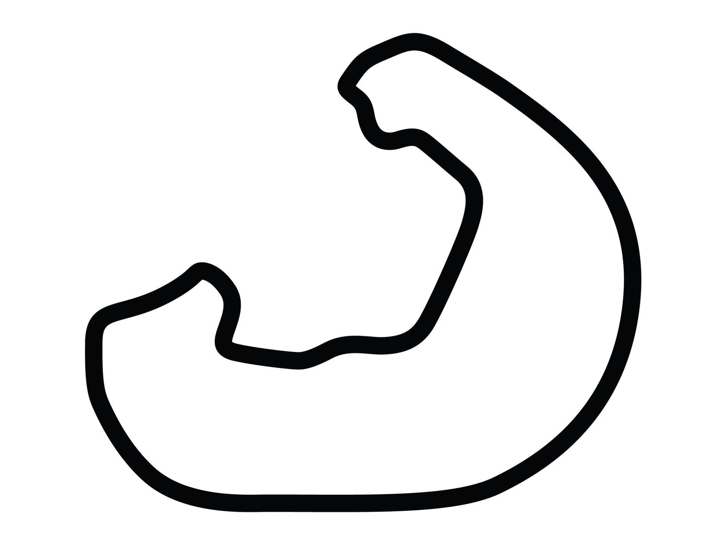 Pocono Int'l Raceway South Option 1 Course Decal