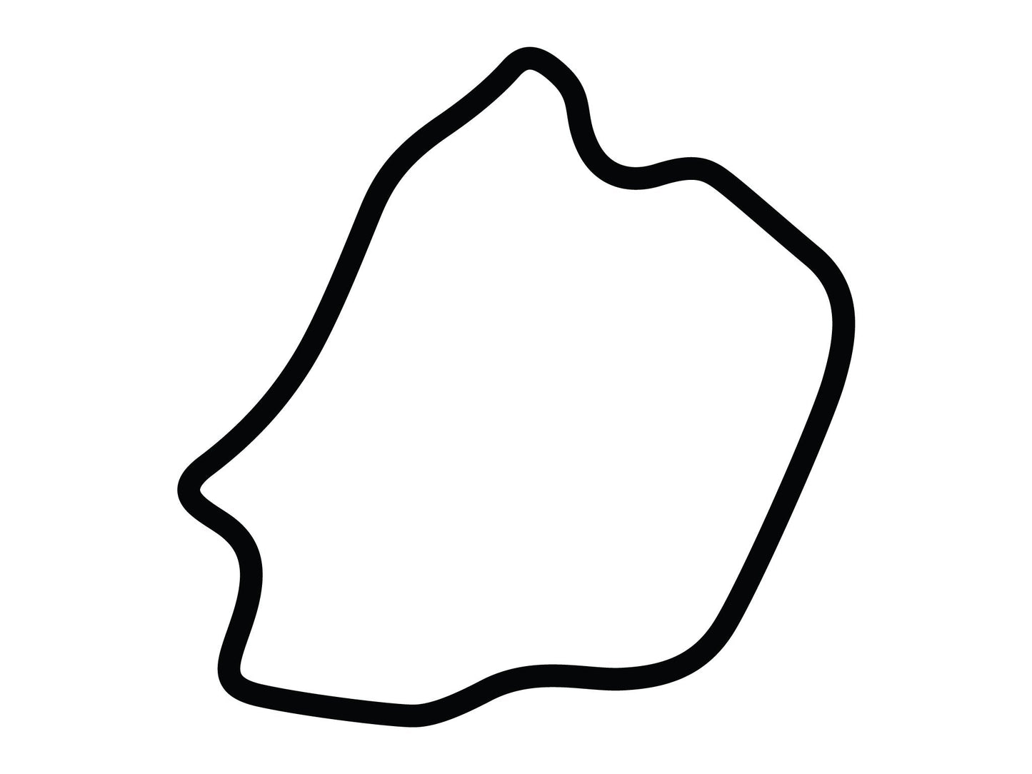 Pocono Int'l Raceway South Option 4 Course Decal