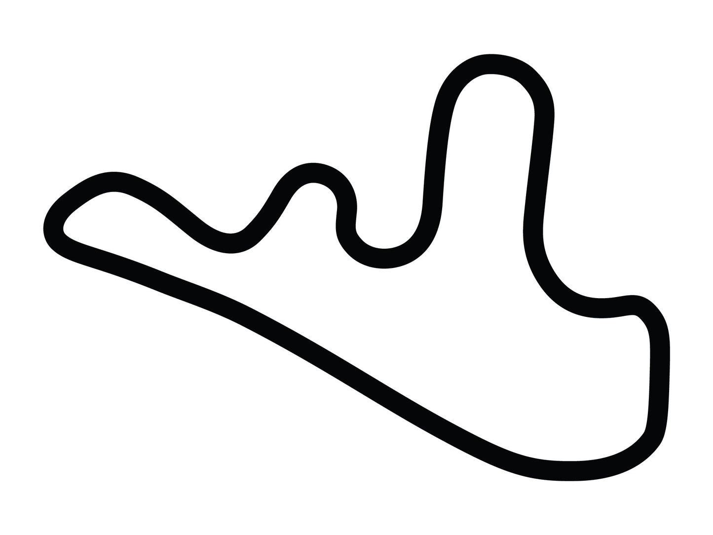 Thompson Motor Speedway Short Decal