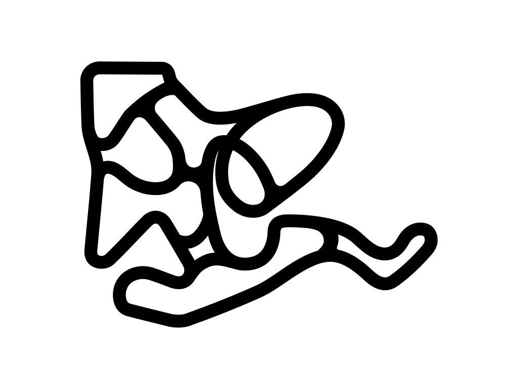US Air Motorsports Raceway Full Layout Decal