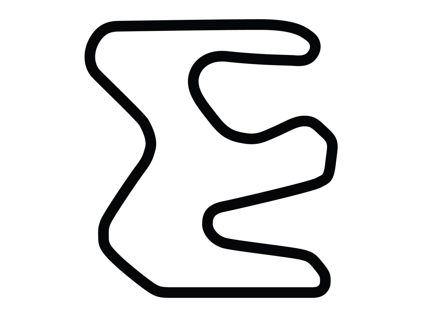 Utah Motorsports Campus West Course Decal