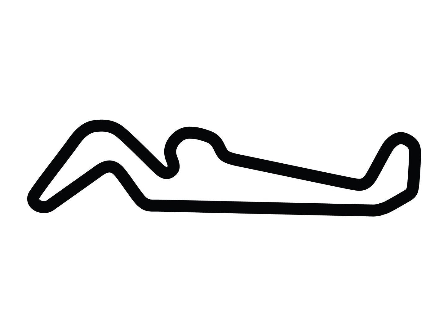High Plains Raceway West Course Decal