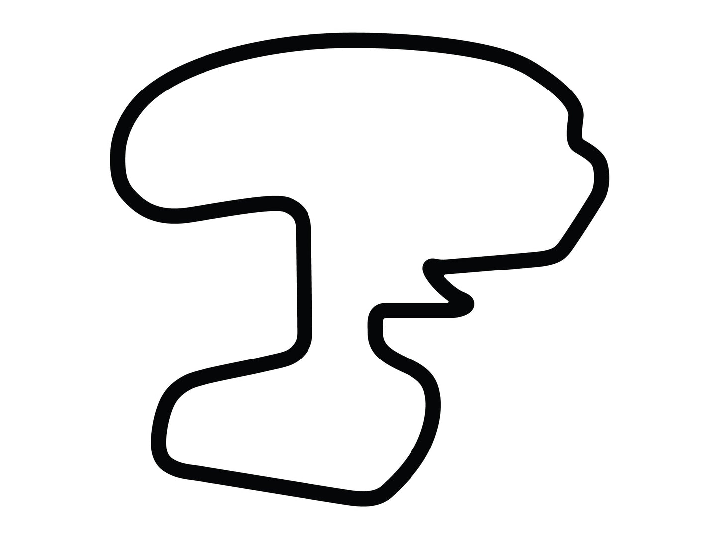 Texas World Speedway 2.8 Mile Decal