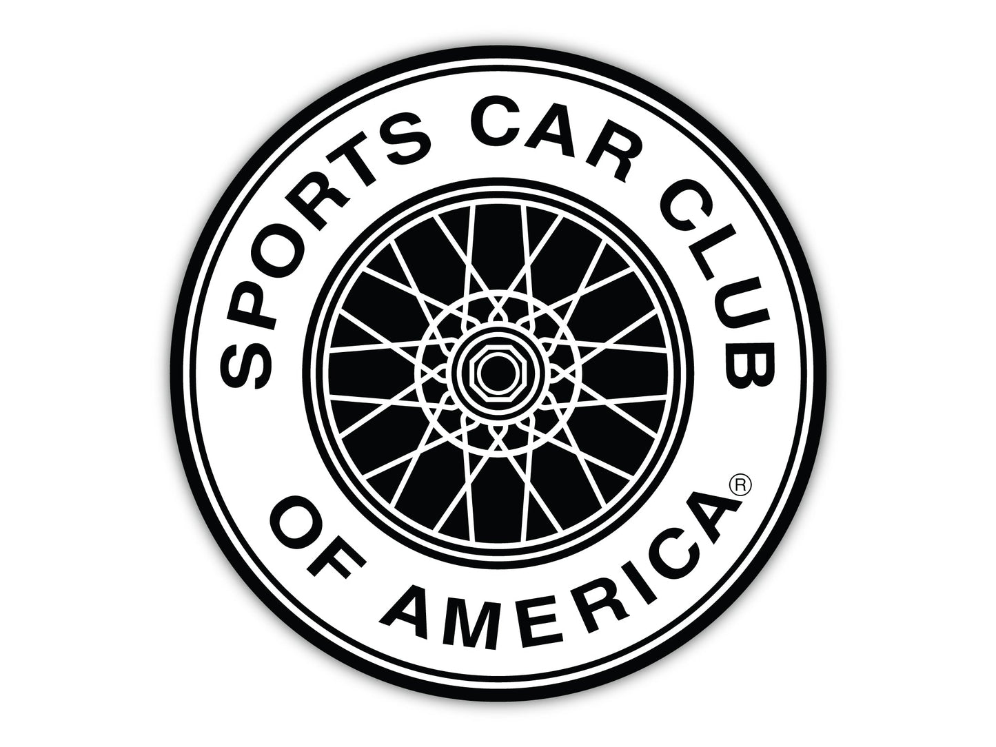 SCCA Wheel Sticker