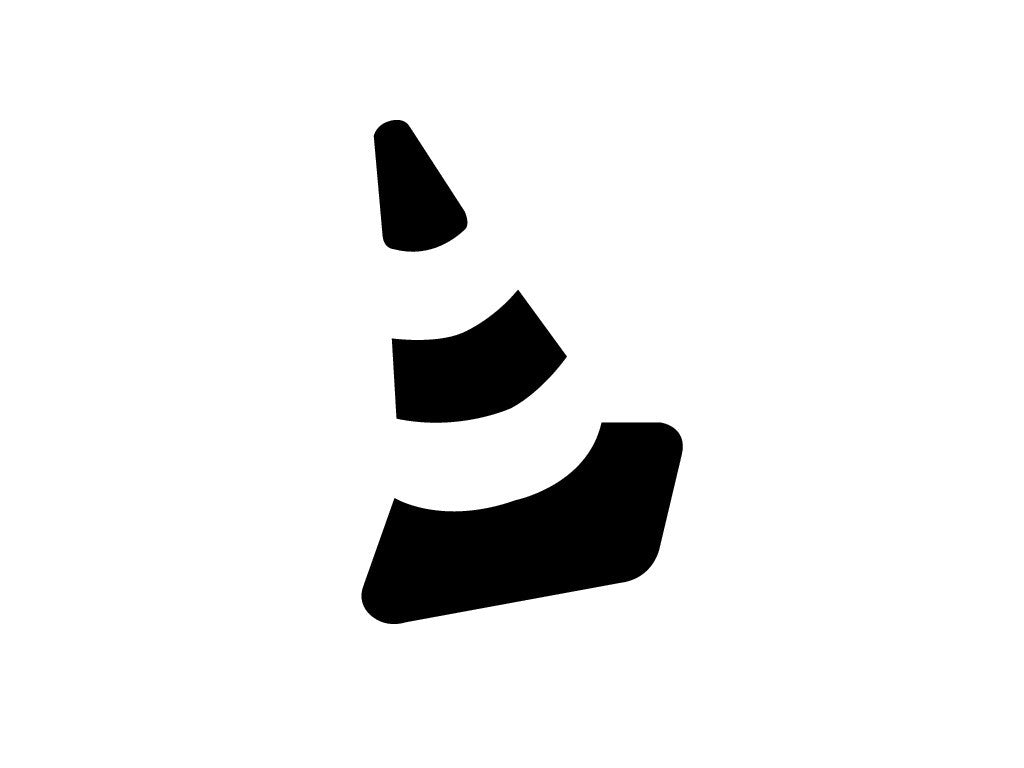 Auto Cross Cone #1 Decal