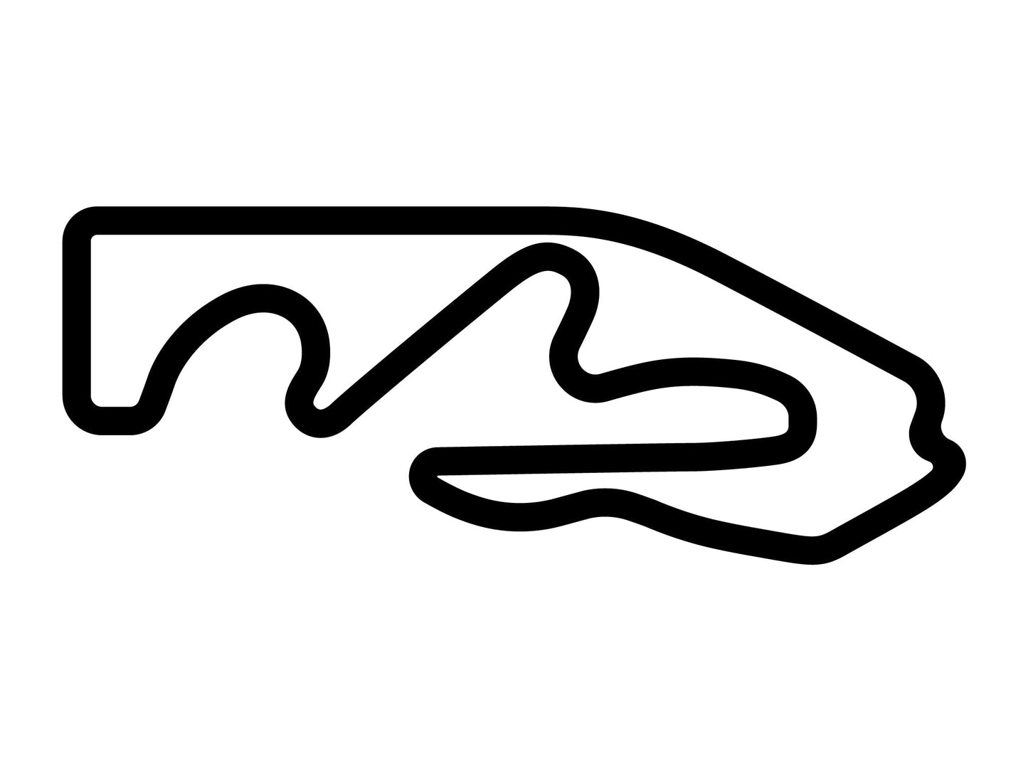Monticello Motor Club 66 Course Decal