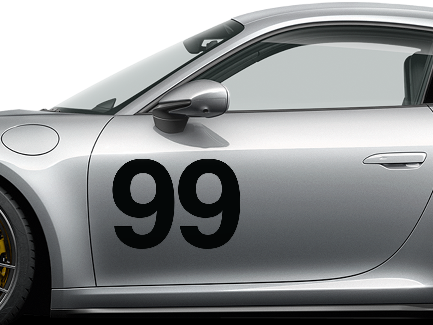 Vinyl Number Decal