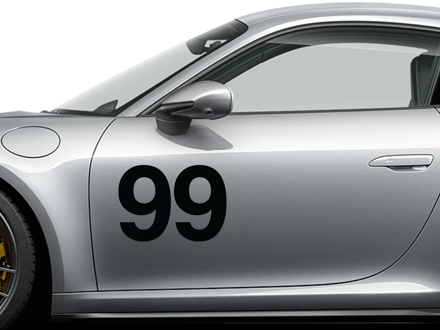 Vinyl Number Decal