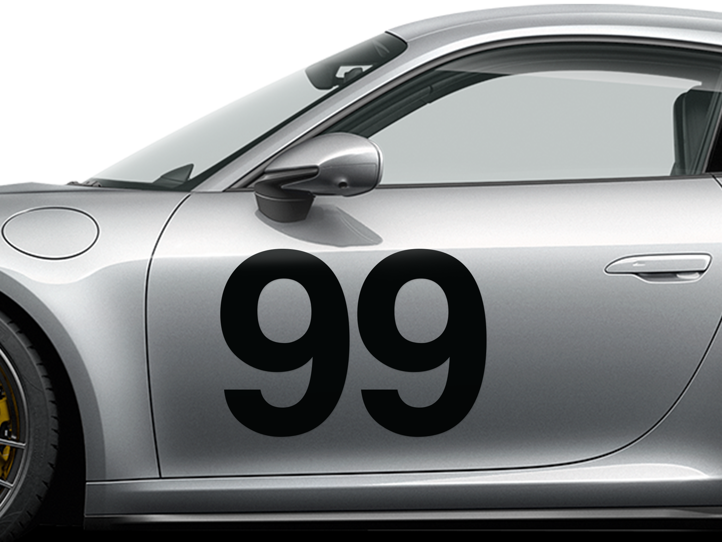 Vinyl Number Decal