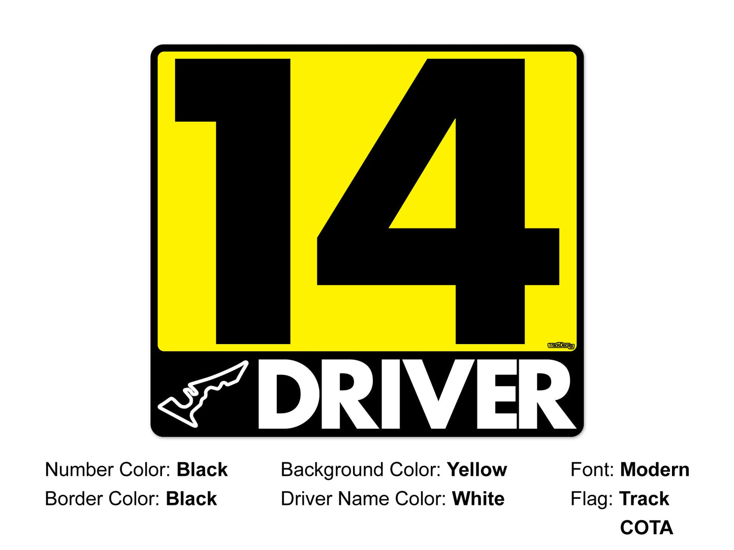 Number Plate - Standard