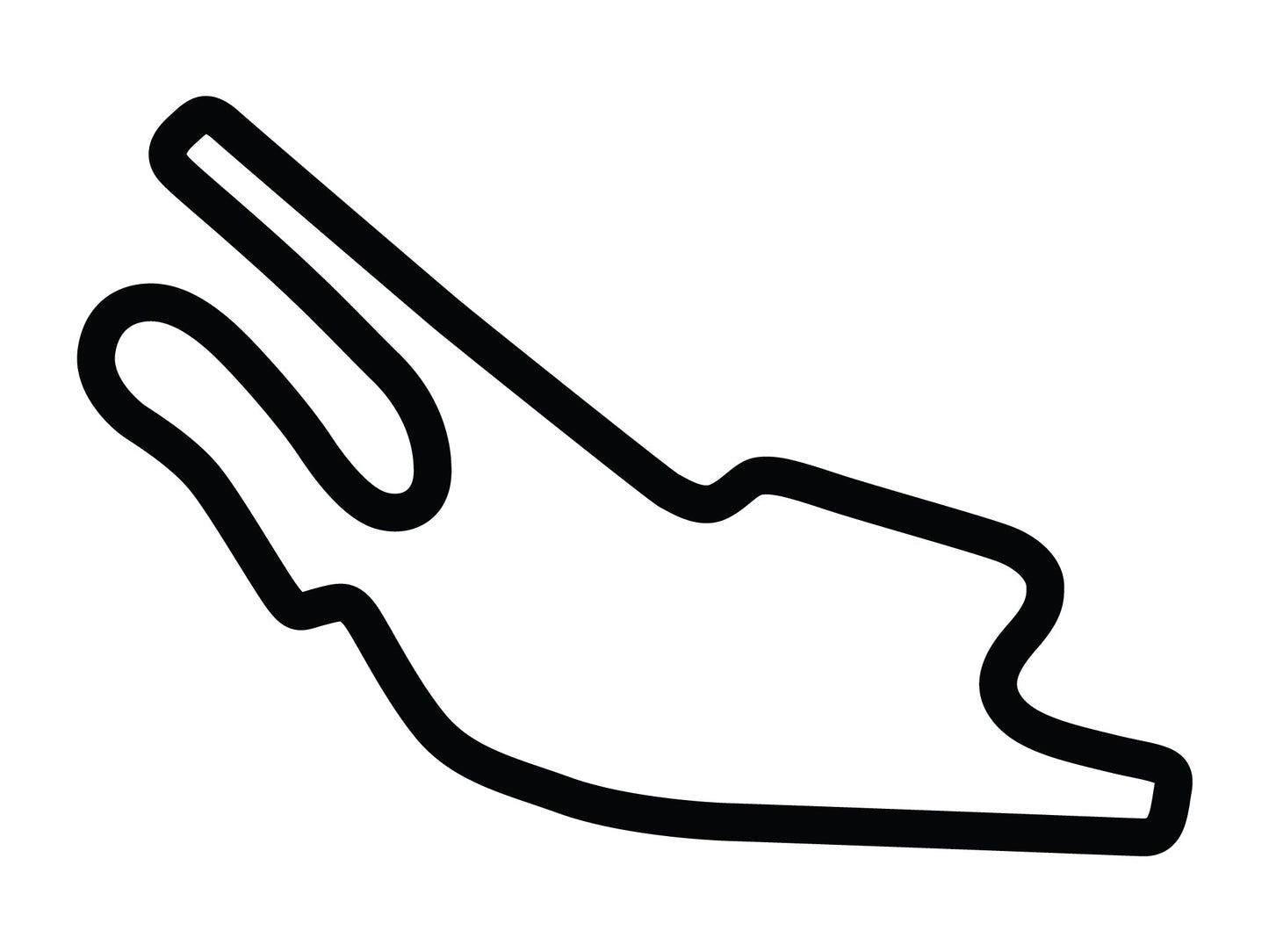 Bugatti Circuit at Le Mans Decal