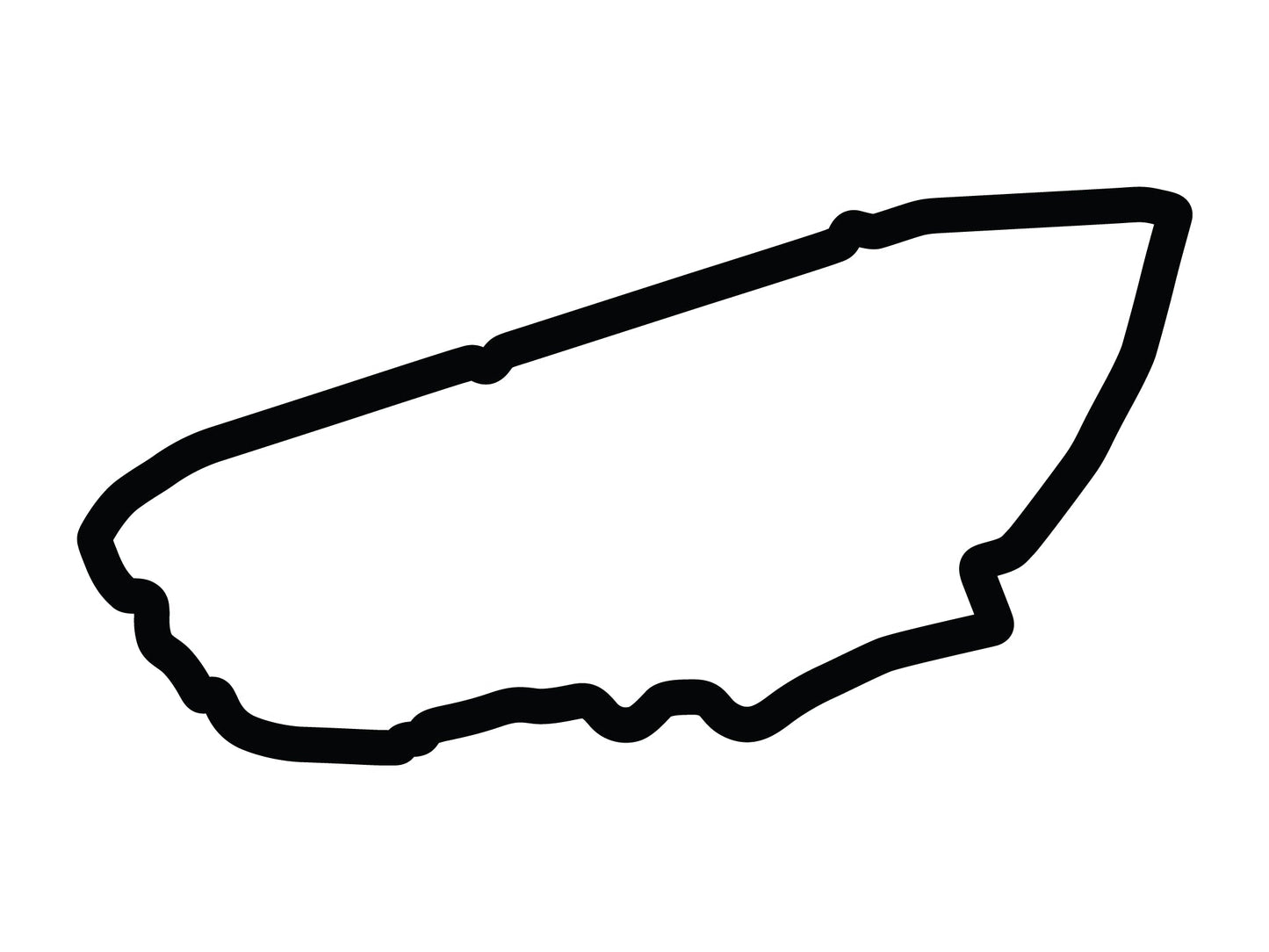 Le Mans Circuit de la Sarthe with Chicanes Decal