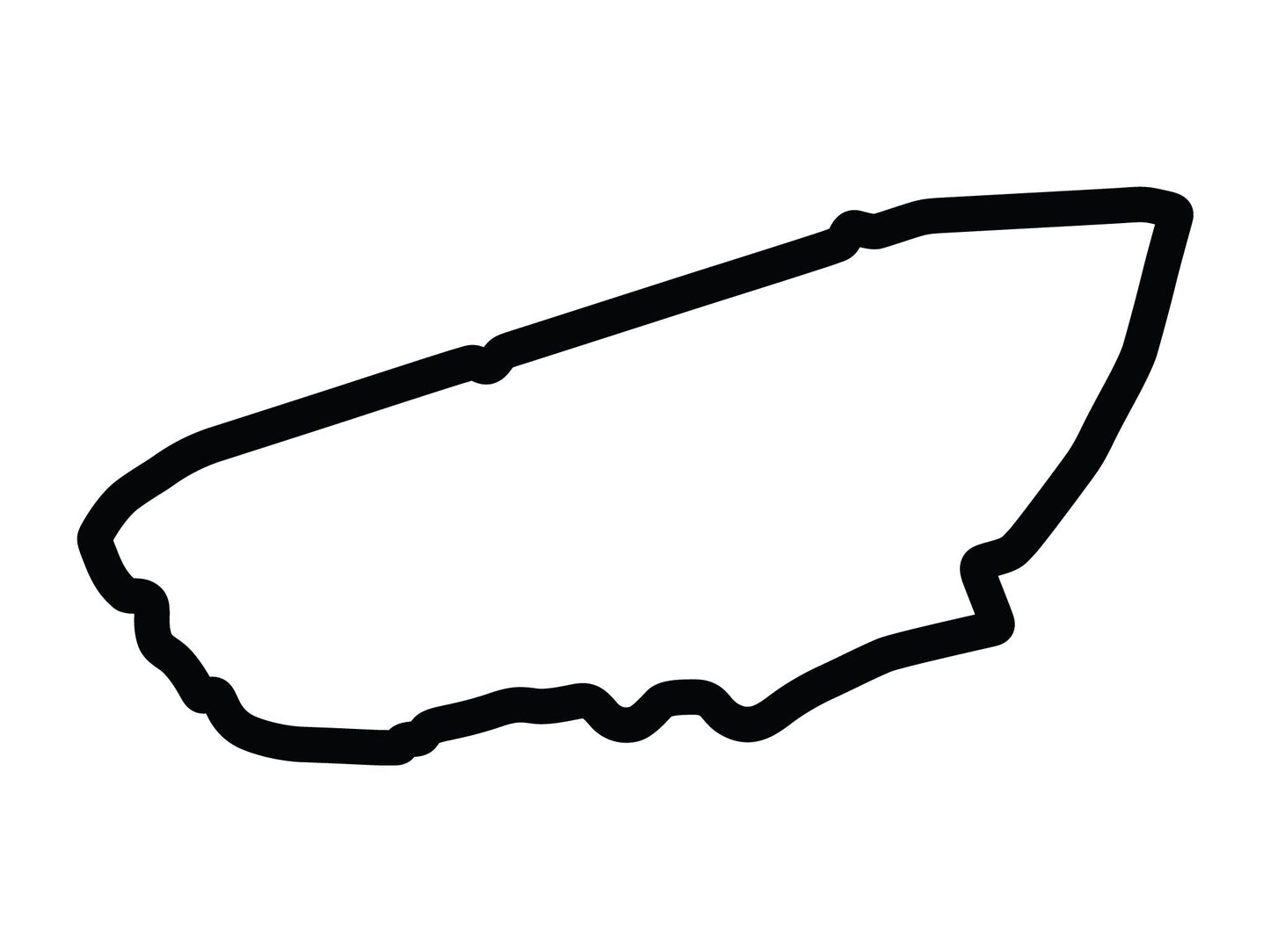 Le Mans Circuit de la Sarthe with Chicanes Decal