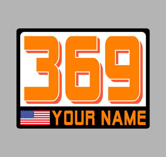Country Flag Vinyl Number Kit