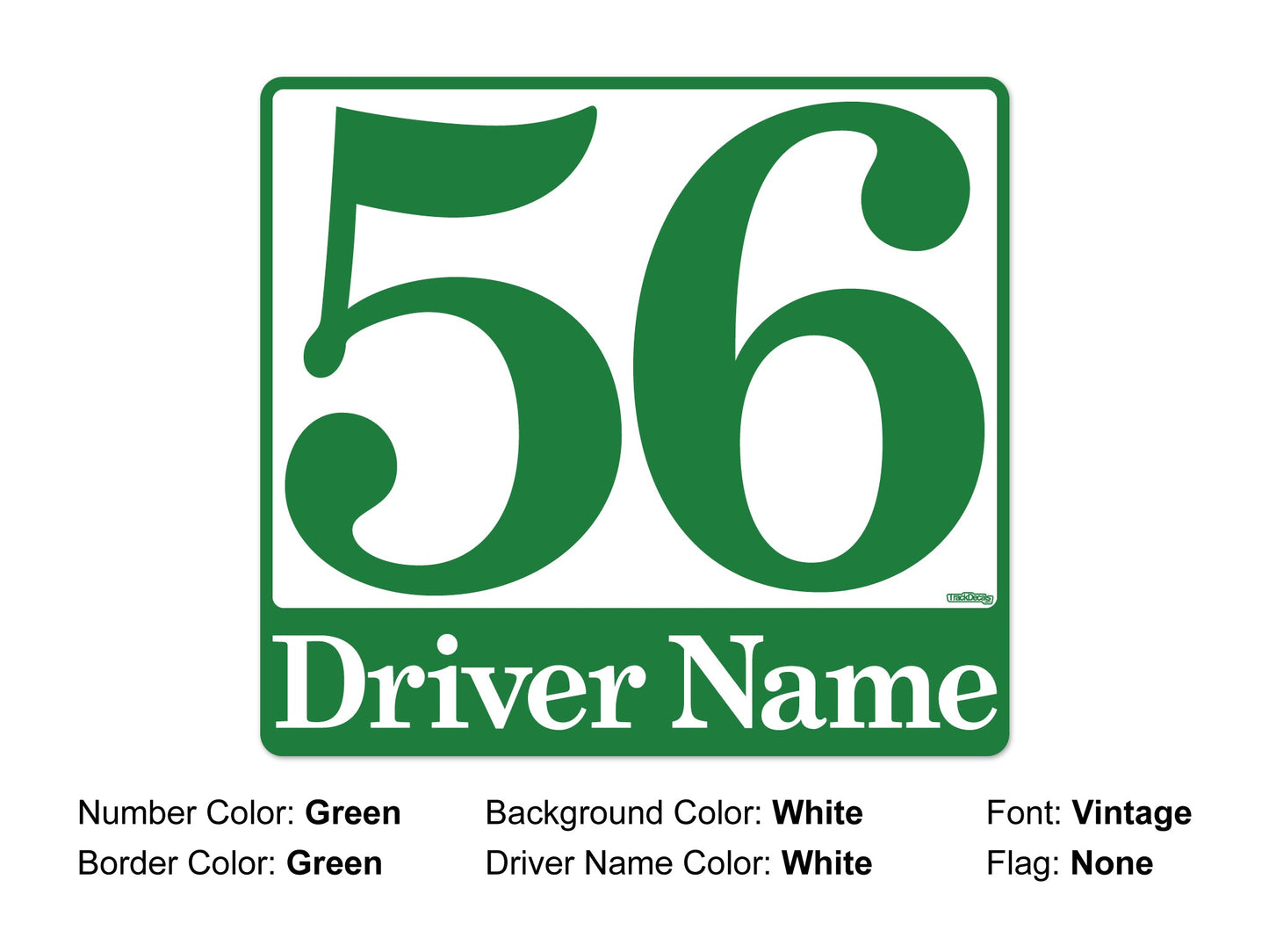 Number Plate - Standard