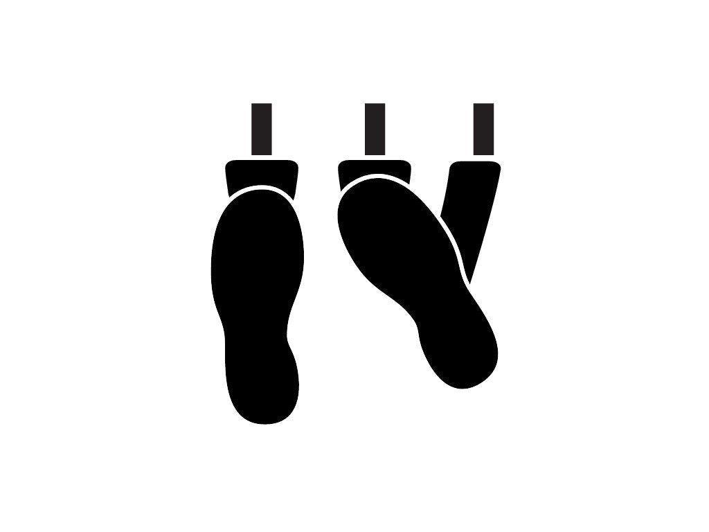 Heel Toe Decal