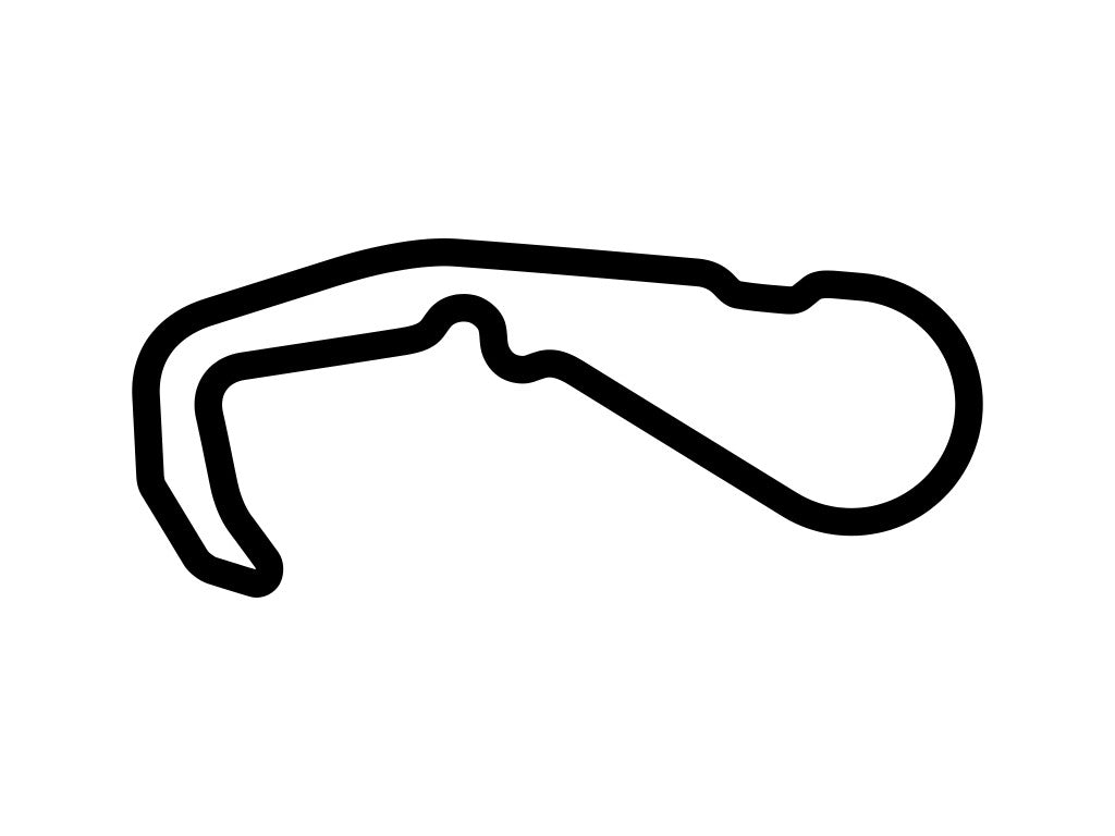 Highlands Motorsports Park D Decal