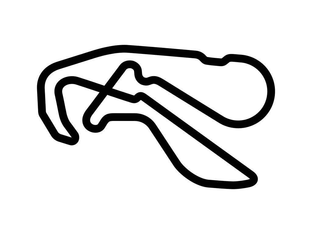 Highlands Motorsports Park GT Circuit Decal