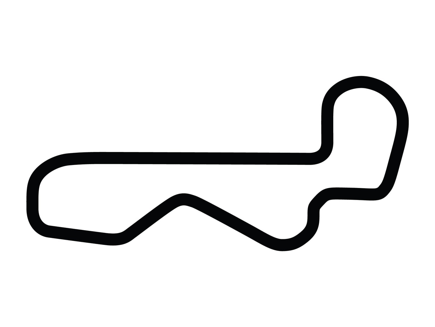 Las Vegas Motor Speedway Infield Course Decal