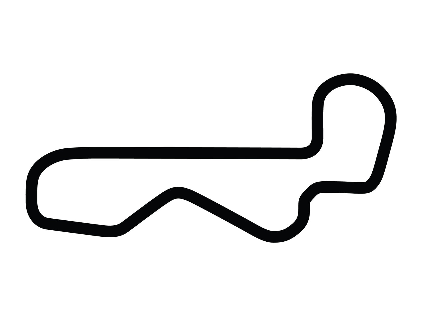 Las Vegas Motor Speedway Infield Course Decal