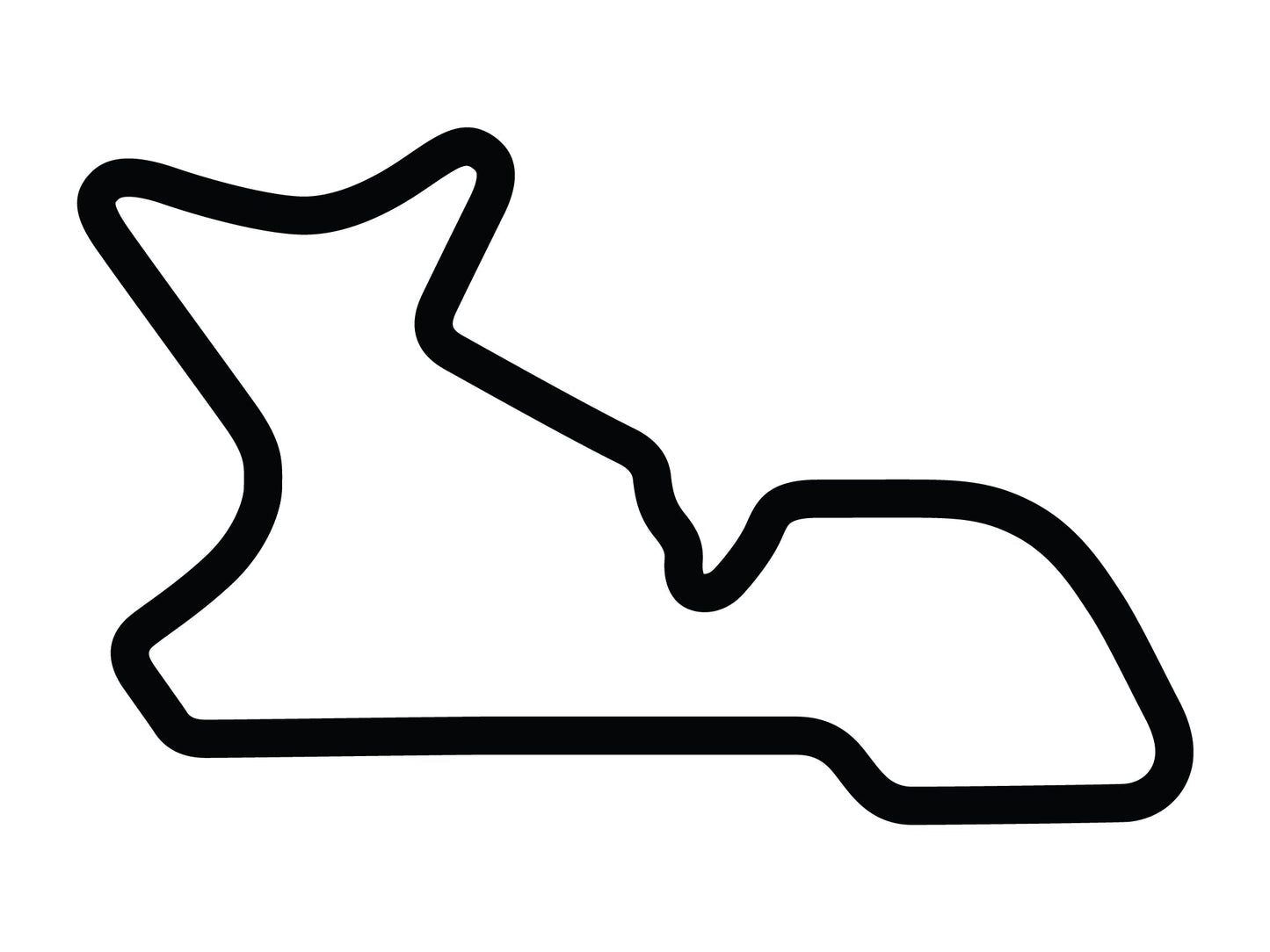 Morgan Park Raceway J Course Decal