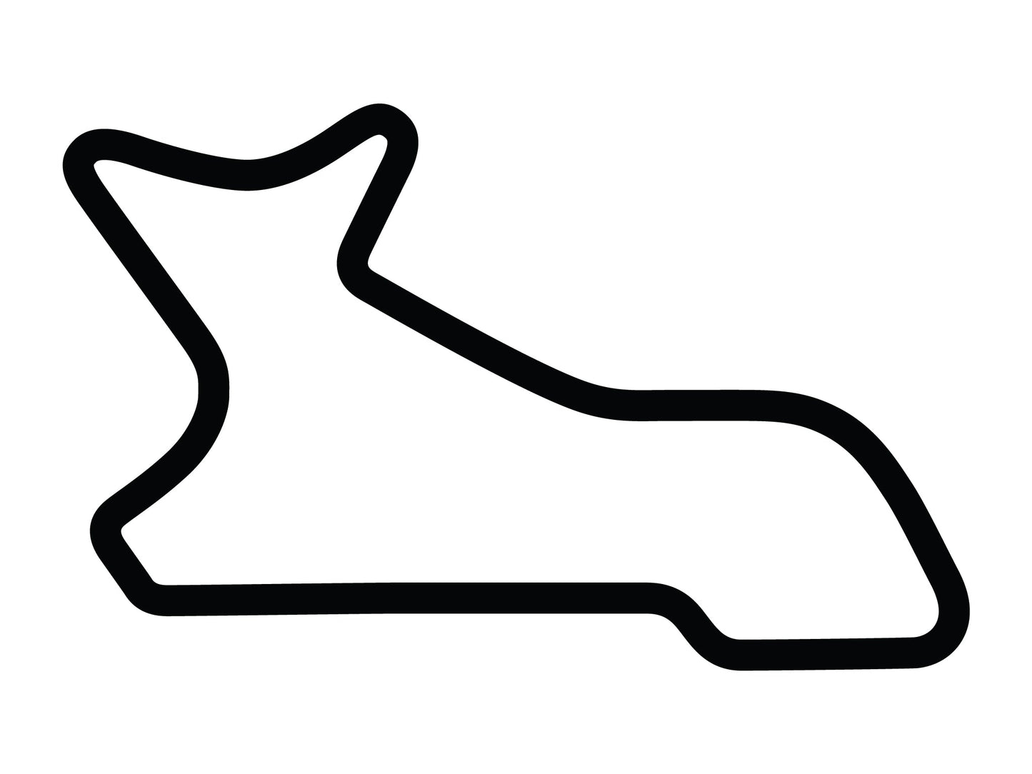 Morgan Park Raceway K Course Decal
