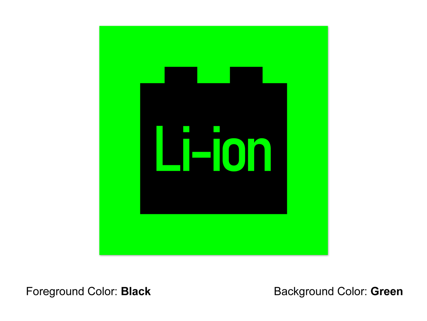 Li-ion Decal