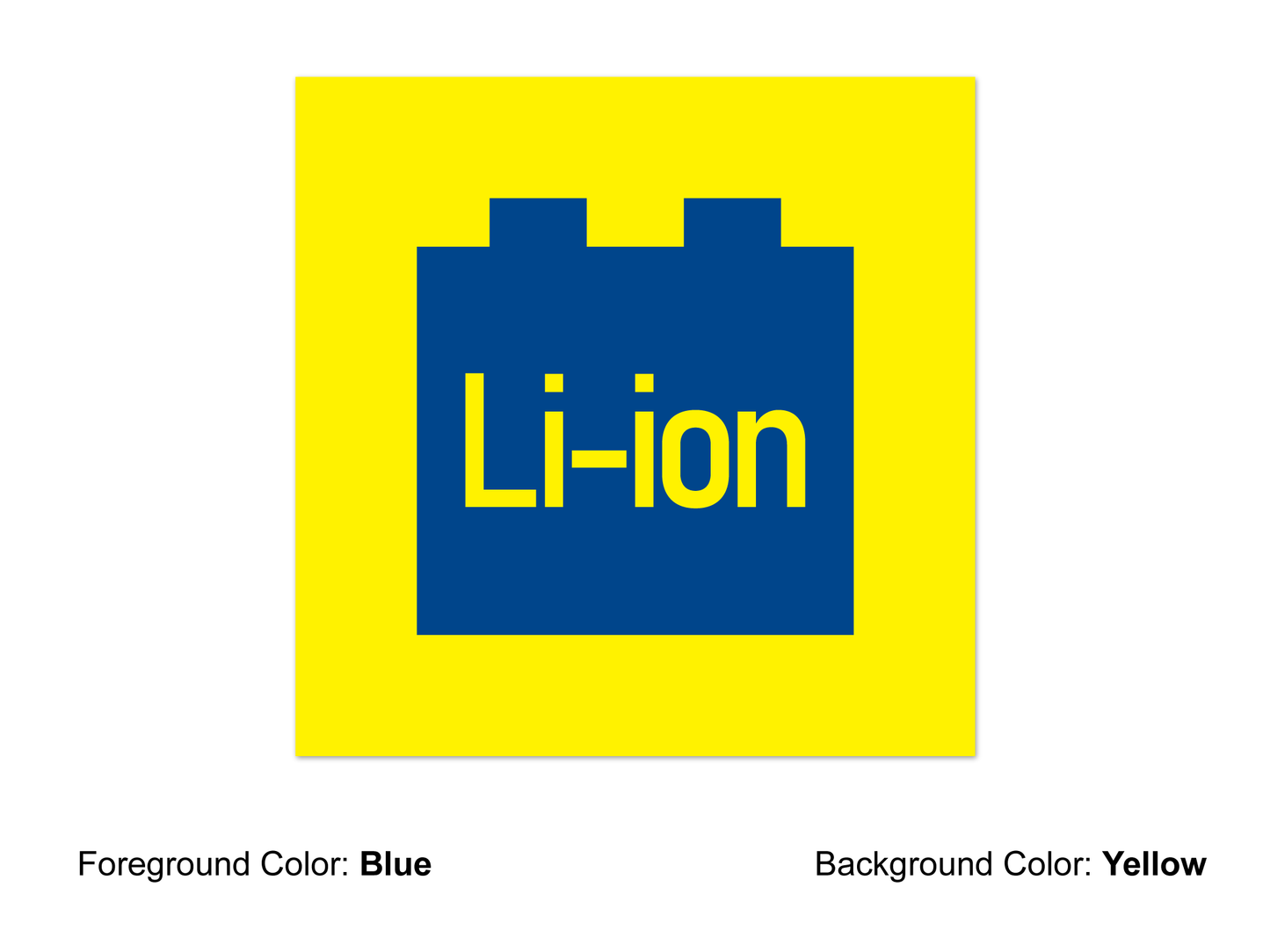 Li-ion Decal