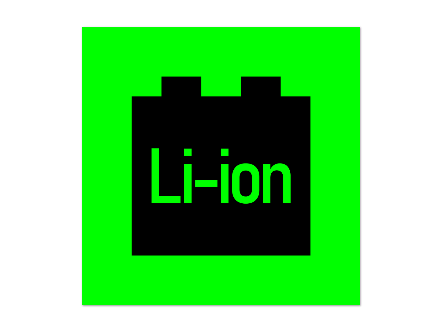 Li-ion Decal