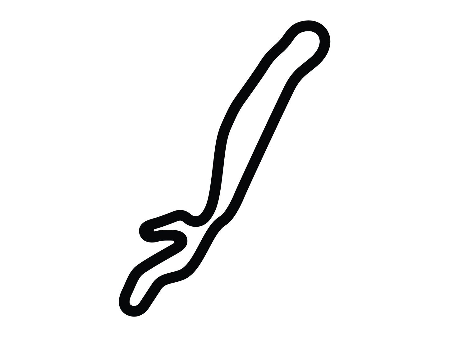 Spokane Raceway Park Long Road Course Decal