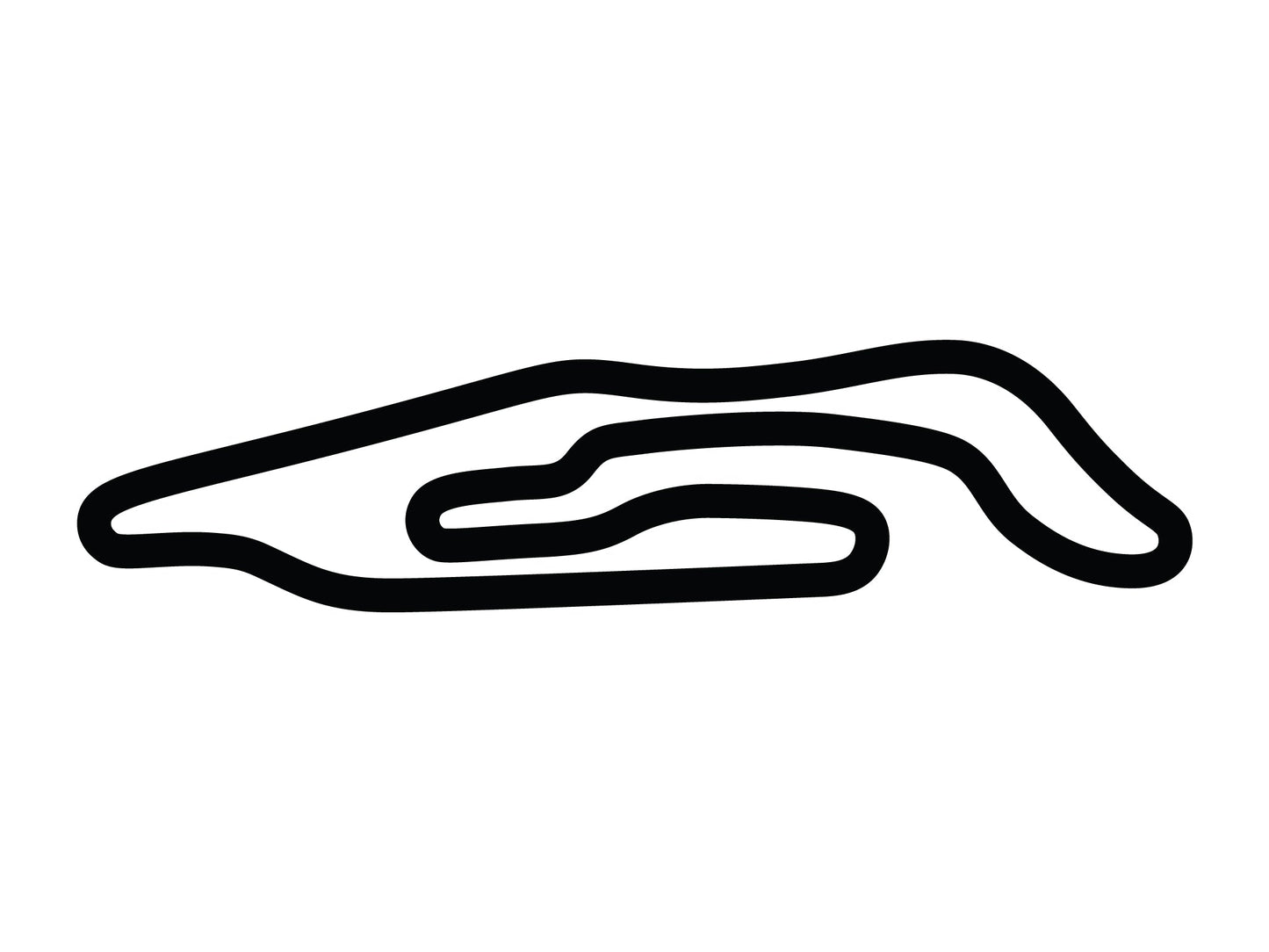 Maison Blanche Circuit at Le Mans Decal