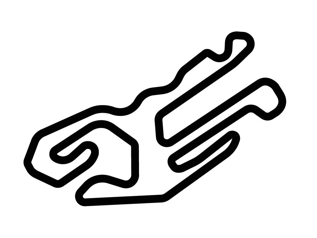 NOLA Motorsports Park Full Course Decal Sticker