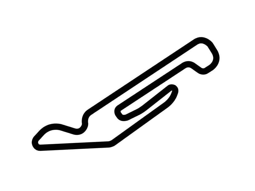 NOLA Motorsports Park South Course Decal Sticker