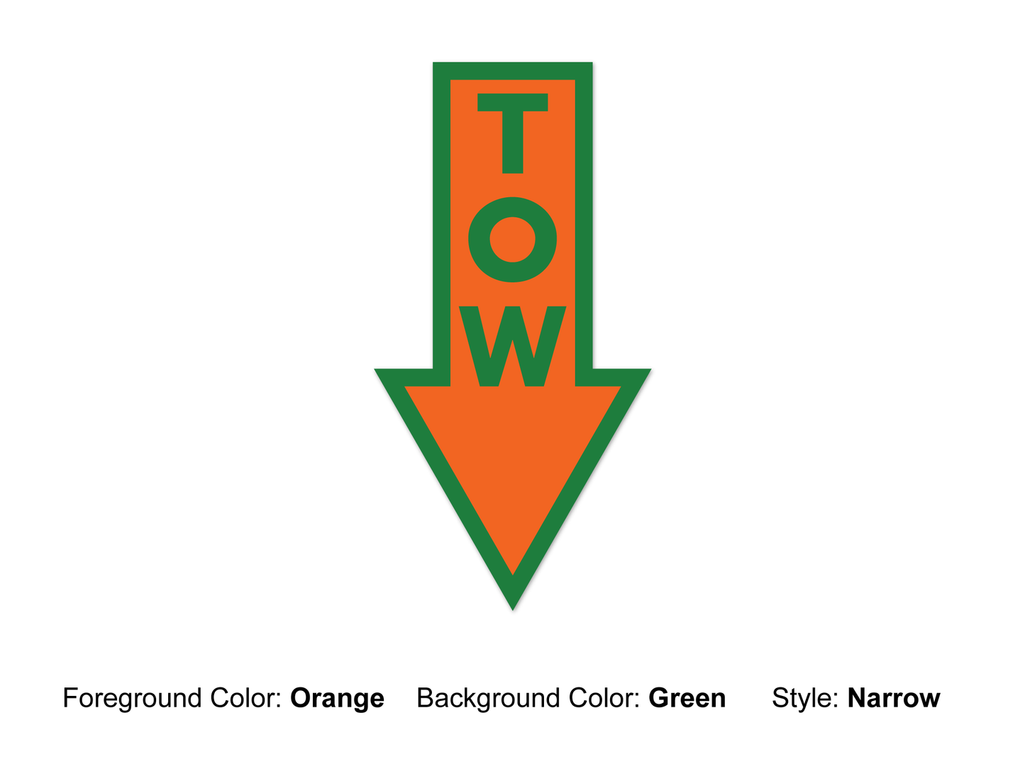 Tow Hook Decal