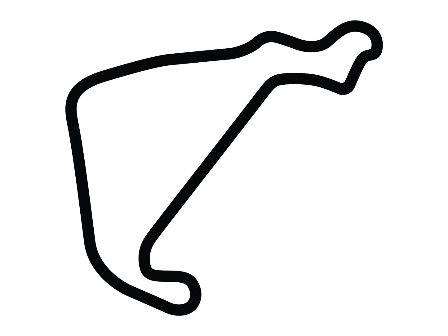 Silverstone Long National Circuit Decal