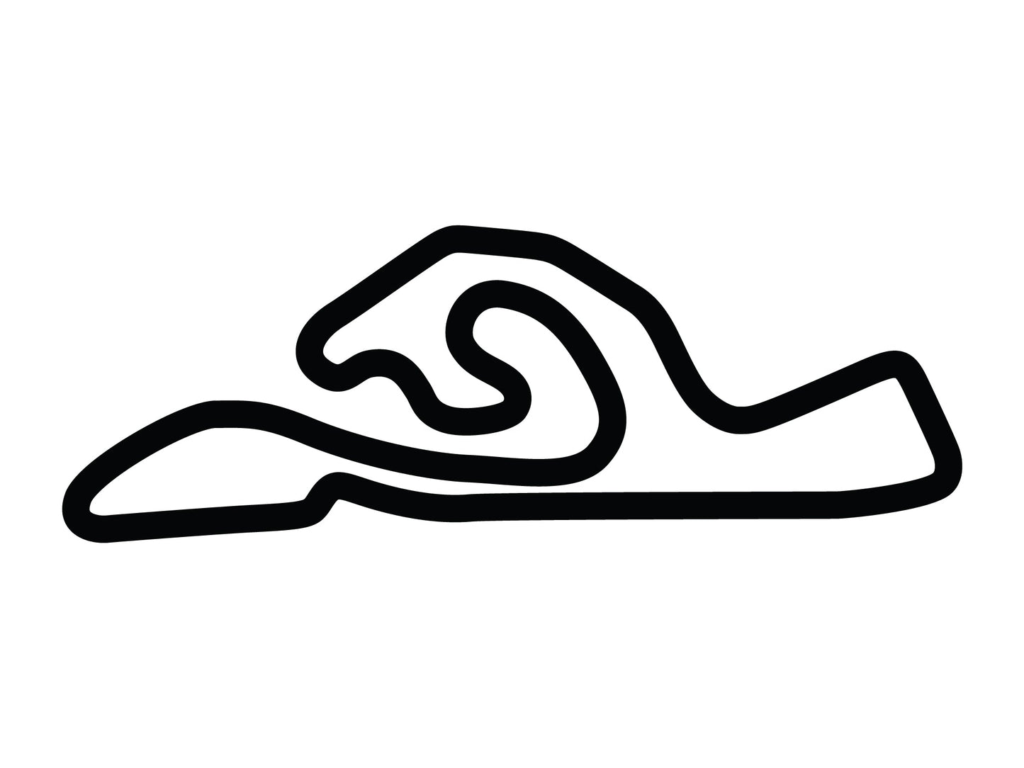 Apex Motor Club With Chicane Decal
